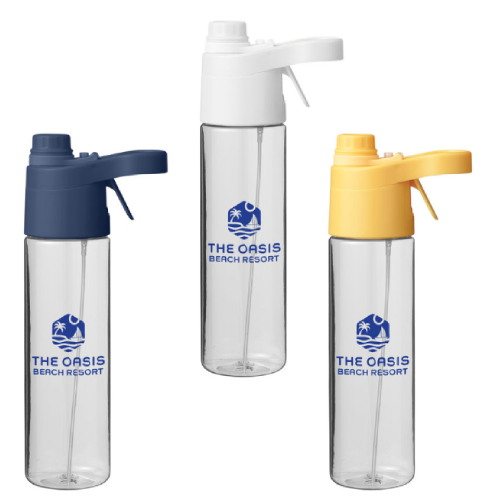 Promotional Belle Mare 20oz Misting Water Bottle