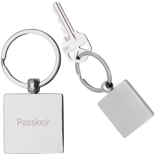 Promotional Square Metal Key Chain 