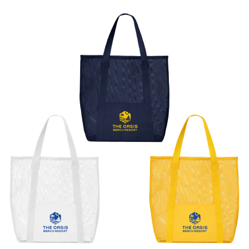 Promotional Custom Beach Mesh Tote 