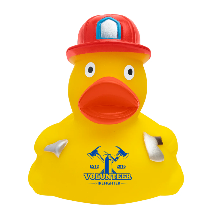 Promotional Firefighter Rubber Duck
