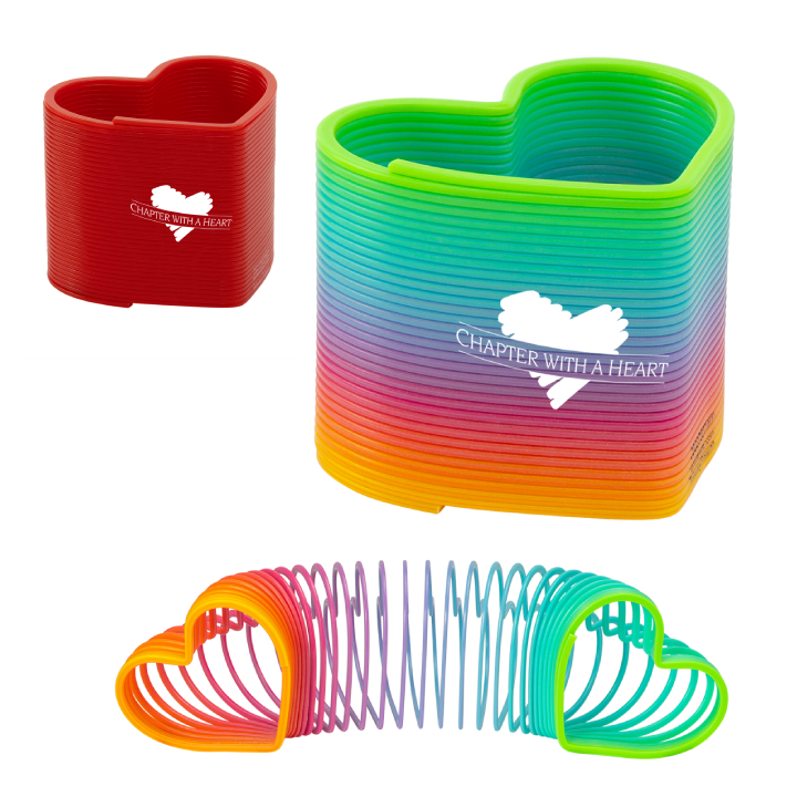 Promotional Heart Shape Spring Thing Toy