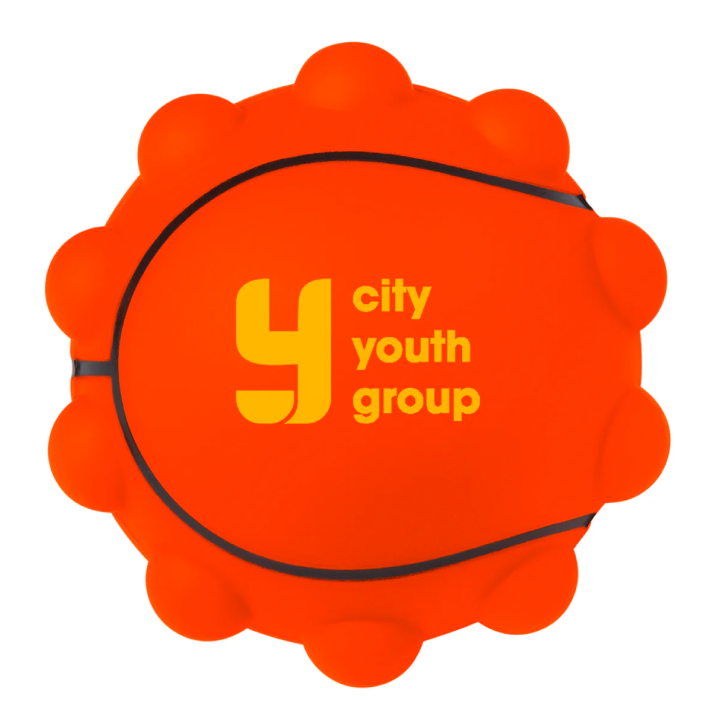 Promotional Push Pop Basketball Shape Ball