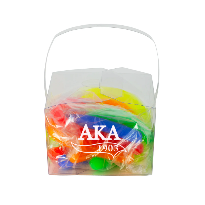 Promotional Stretchy Noodle Toy in Take Out Box