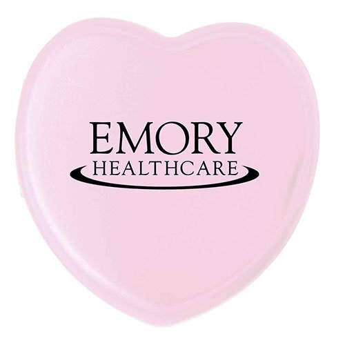 Promotional Pink Heart Pill Box