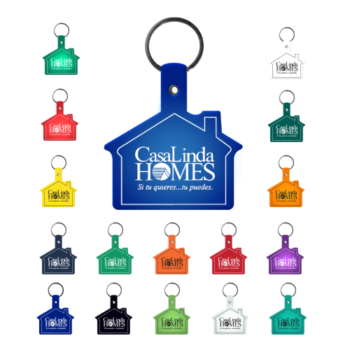 Promotional House Shaped Key Tag