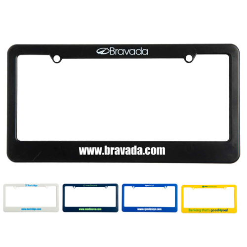 View Image 2 of License Plate Frame-2 Hole 