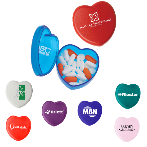Promotional Heart Pill Box