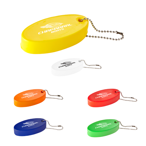Oval Floater Key Tag