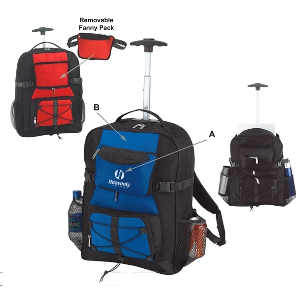Promotional Touristo Wheeled Backpack