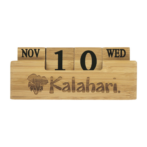 Bamboo Perpetual Calendar Desk Calendars 7.90 Ea