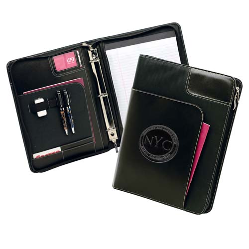 Promotional Winn 3-Ring Zip Portfolio