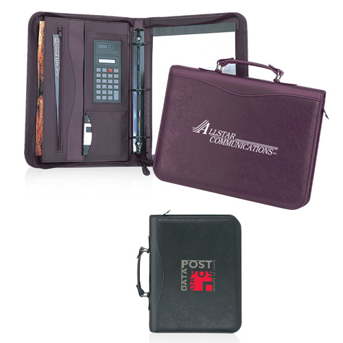 Promotional Executive 3-Ring Handle Portfolio