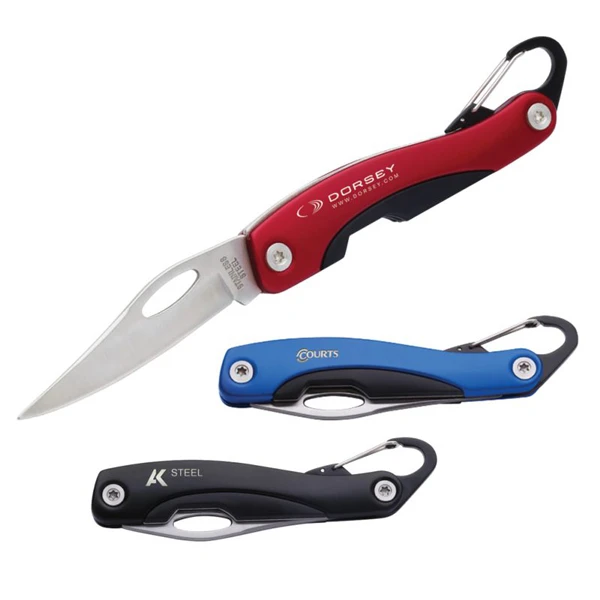 Promotional Carabiner Pocket Knife