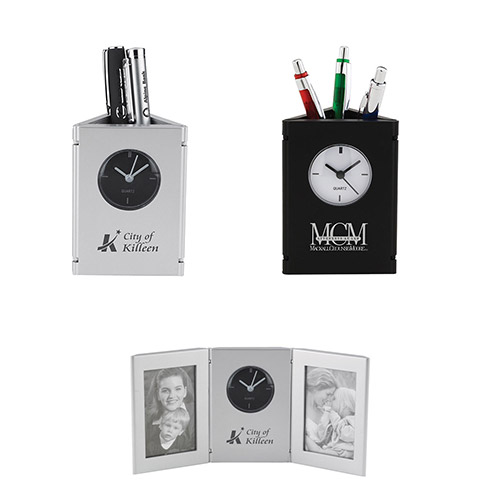 Promotional Penholder Clock