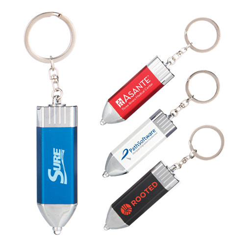 Promotional LED Flashlight Keychain 