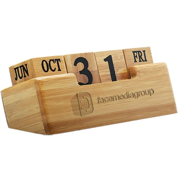 Promotional Bamboo Perpetual Calendar