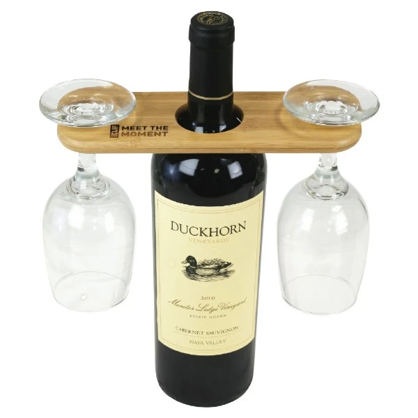 Promotional Bamboo Wine Butler