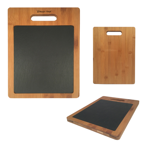 Promotional Bamboo Cutting Board w/ Slate Insert