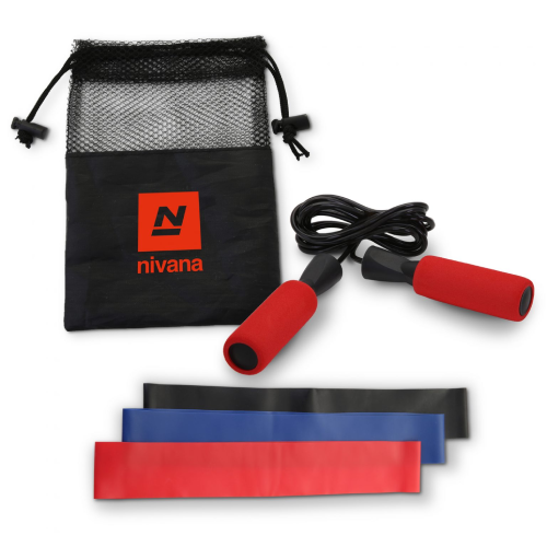 Promotional Jump Rope & Resistance Band Exercise Kit