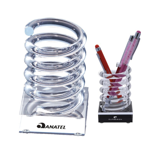 Promotional Acrylic Spiral Pen Cup