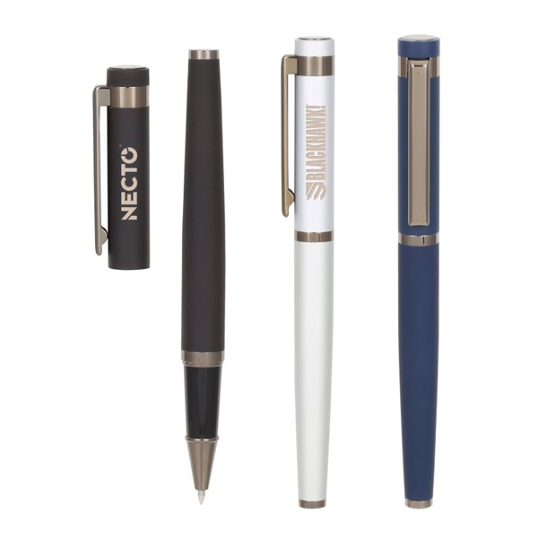 Promotional Patronne Metal Cap-Off Rollerball Pen 