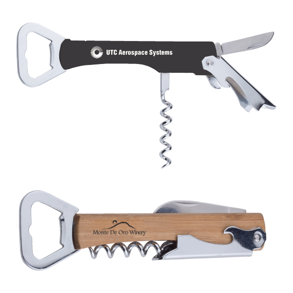 Promotional Corkscrew Bottle Opener