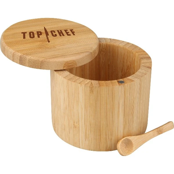 Promotional Bamboo Salt Box 