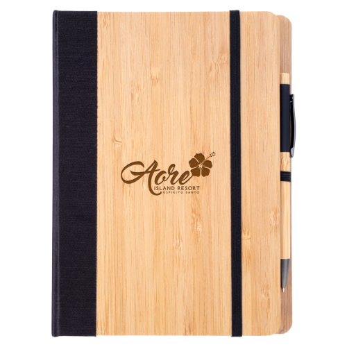 Promotional Bamboo Veneer Notebook
