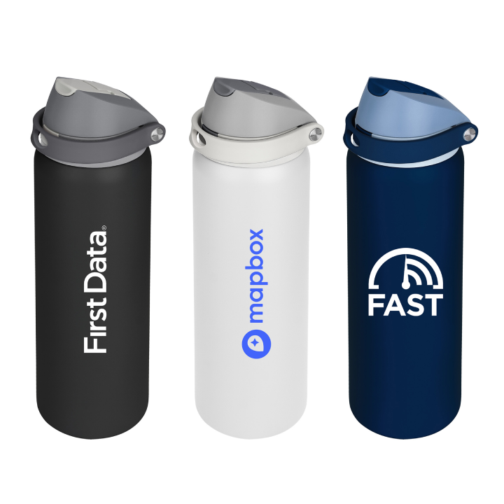 Promotional Chug & Sip 32oz Double-Wall Stainless Bottle