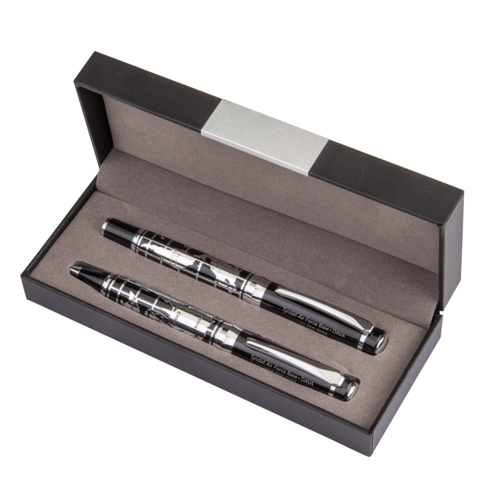World Roller Ball and Ballpoint Pen Set Promotional World Roller Ball and Ballpoint Pen Set