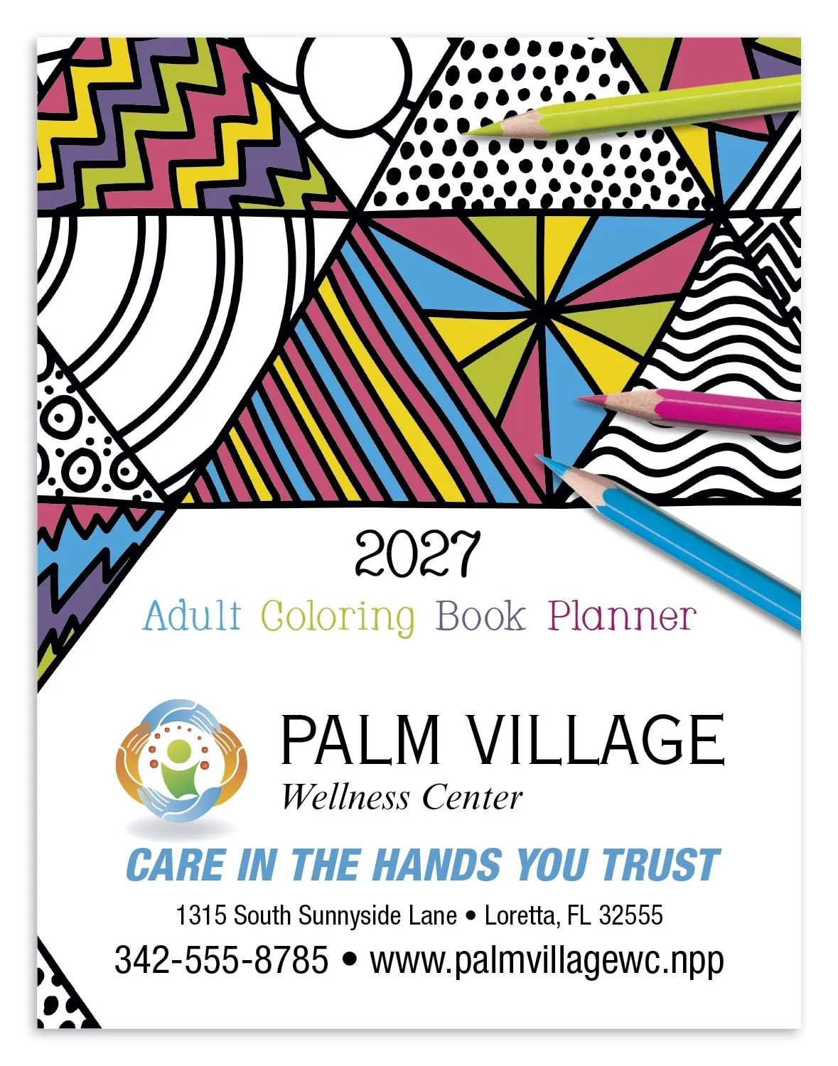 Promotional Adult Coloring Book Planner 