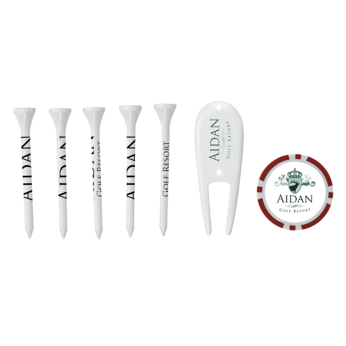 Promotional Draw Pak  Tees, Ball Market Divot Tool