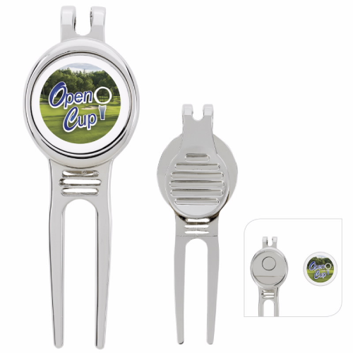 Promotional Golfers Divot Tool with Ball Marker