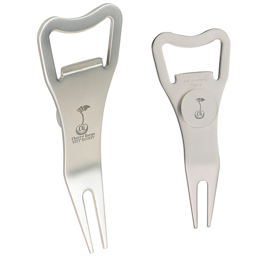 Promotional Promotional Divot Tool with Bottle Opener 