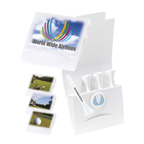 Promotional Golf 4-1 Tee Packet