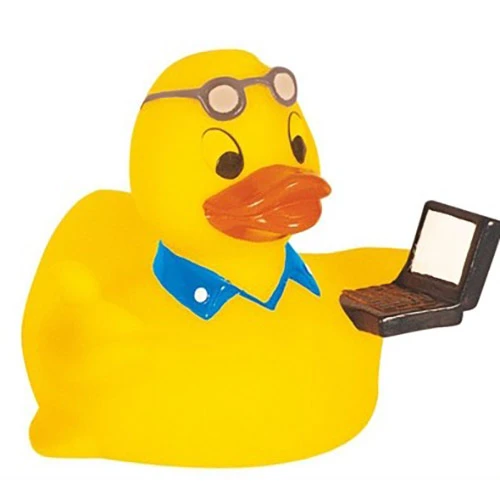 Promotional Rubber Computer Duck