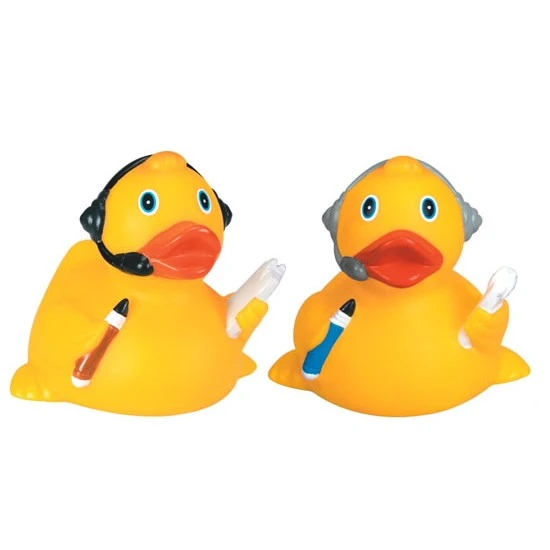 Promotional Rubber Headset Duck