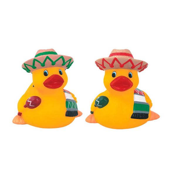 Promotional Rubber Viva La Mexico Duck