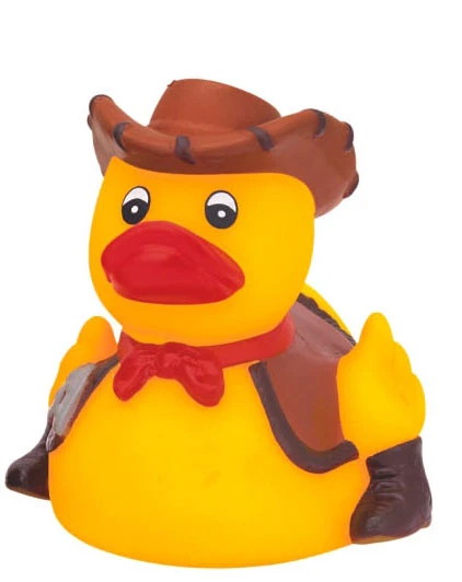 Promotional Western Cowboy Rubber Duck