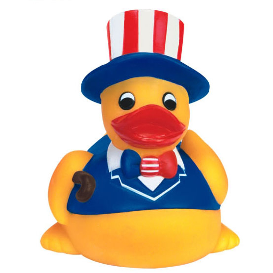 Custom Patriotic Rubber Ducks imprinted with your Logo