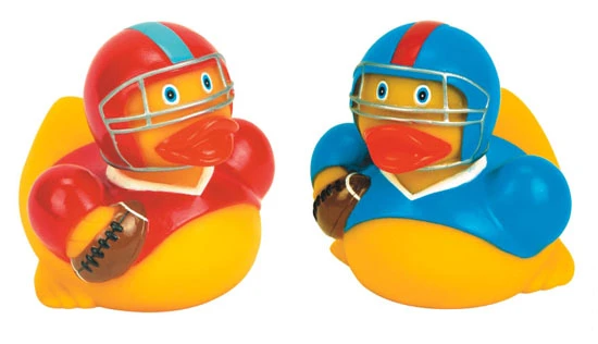 Promotional Football Rubber Duck