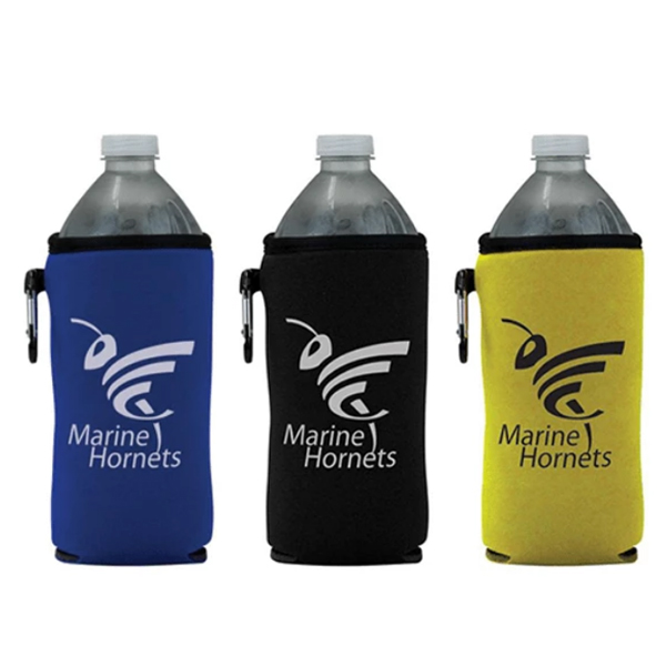 Bottled Water Holder with carabiner Can Coolers & Koozies 0.86 Ea
