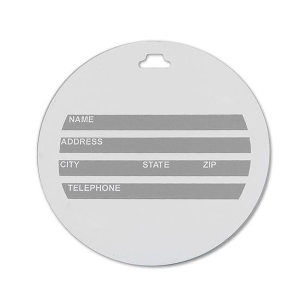 Round Luggage Tag with Digital Imprint