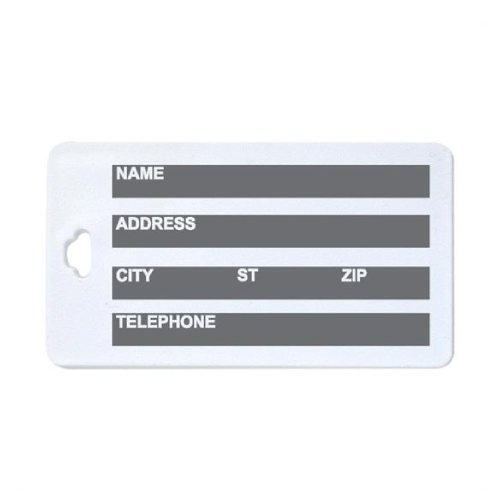 Rectangular Luggage Tag