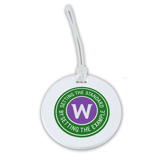 Promotional Round Luggage Tag - 3