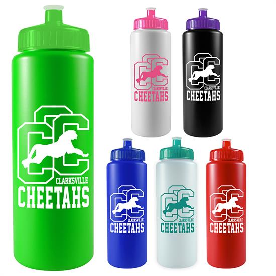 Sports Bottle Colors - BPA Free -32oz