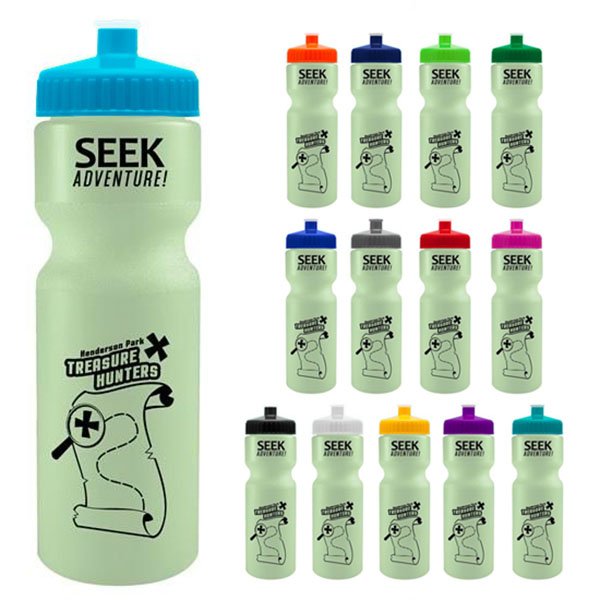 Promotional Glow-In-The Dark Sports Bottle 28oz