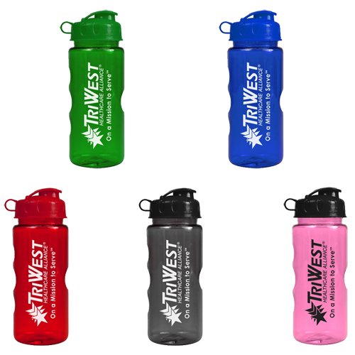 Promotional Mini Mountain Bottle with Flip Lid