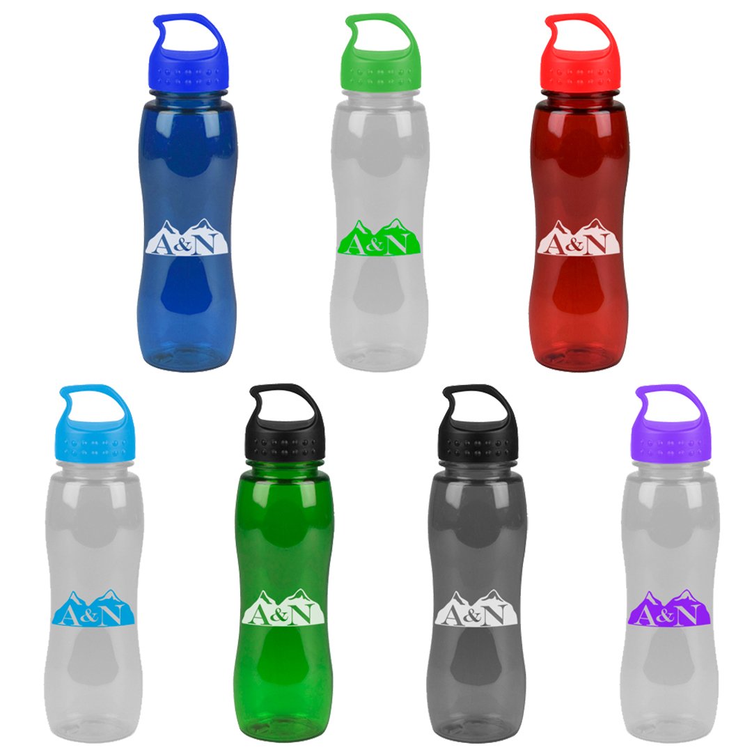 Promotional Poly-Pure Slim Grip Bottle with Crest Lid