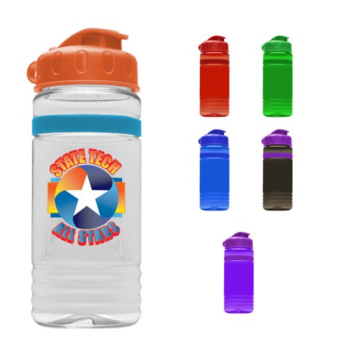 Promotional Tritan Stripe Sports Bottle-Digital